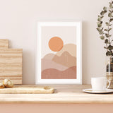 Illustration of Sunset mood picture