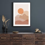Illustration of Sunset mood picture