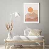Illustration of Sunset mood picture