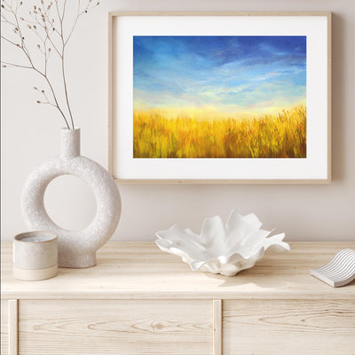 Oil Painting of Sunny Meadow mood picture