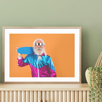 Colourful Older Gentleman mood picture