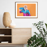 Colourful Older Gentleman mood picture