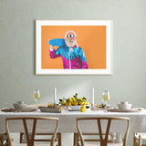 Colourful Older Gentleman mood picture