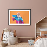 Colourful Older Gentleman mood picture