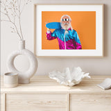 Colourful Older Gentleman mood picture