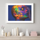Woman in Neon mood picture