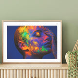 Woman in Neon mood picture