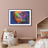 Woman in Neon mood picture