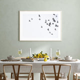 Bird Flock Flying Away mood picture