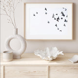 Bird Flock Flying Away mood picture