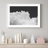 Cumulus Clouds on Black mood picture
