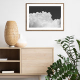 Cumulus Clouds on Black mood picture