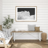 Cumulus Clouds on Black mood picture