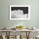 Cumulus Clouds on Black mood picture