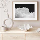 Cumulus Clouds on Black mood picture