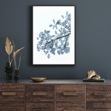 Blue Toned Leaves mood picture