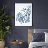 Blue Toned Leaves mood picture