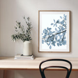 Blue Toned Leaves mood picture