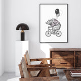 Bear on Bike mood picture