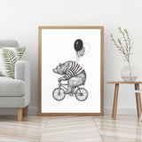 Bear on Bike mood picture