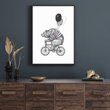 Bear on Bike mood picture