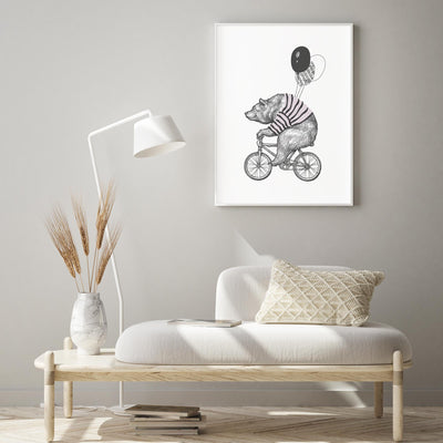 Bear on Bike mood picture