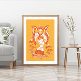 Geisha in Orange mood picture