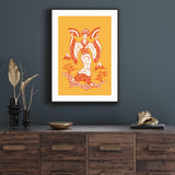 Geisha in Orange mood picture