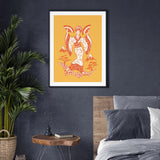 Geisha in Orange mood picture