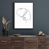 Line Art Silhouette mood picture