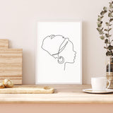 Line Art Silhouette mood picture