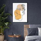 Floral one Line Female mood picture