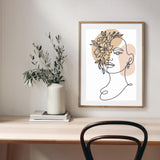 Floral one Line Female II mood picture