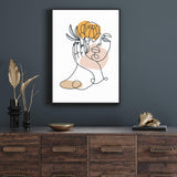 Floral one Line Female III mood picture