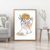 Floral one Line Female III mood picture