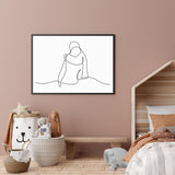 One Line Embrace mood picture