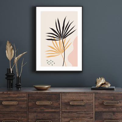 Palms Away Illustration II mood picture