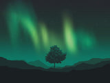 Aurora and the tree 30x40 cm