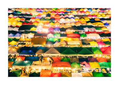 Bangkok drum machine 50x70 cm