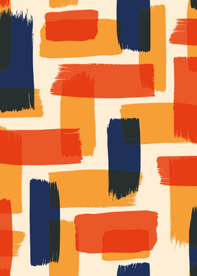 Broad brush strokes for you 50x70 cm