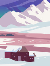 Cabin fever is bliss 30x40 cm