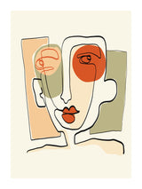 Cubism Portrait IV 30x40 cm