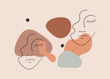 Curly thoughts of bliss 50x70 cm