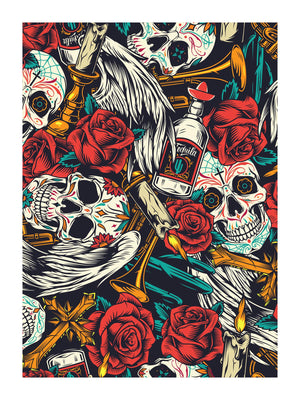 Día De Muertos 30x40 cm