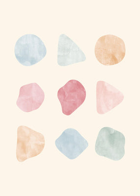 Dot or triangel 50x70 cm