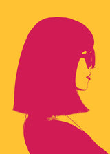 Fab in red 50x70 cm