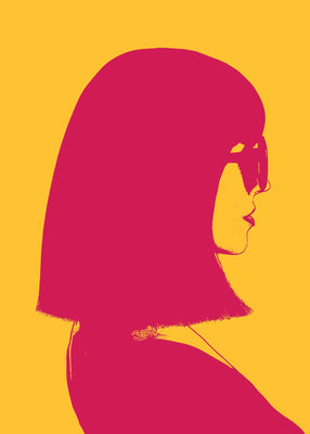 Fab in red 50x70 cm