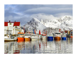 Fishing in Henningsvaer 30x40 cm