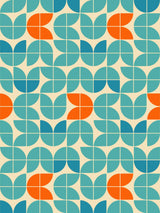 Floral geometric 30x40 cm