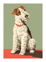 Fox Terrier Dog 30x40 cm